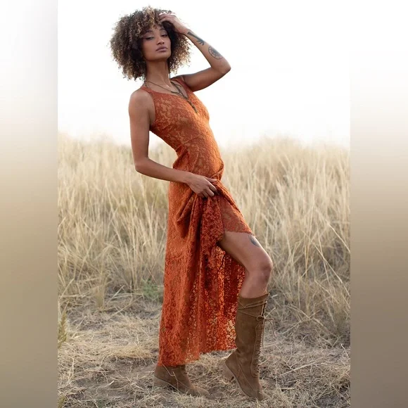 Joyfolie Carmel slip dress - Picture 3 of 10